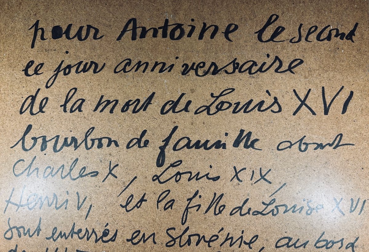 VODAINE - Composition sans titre représentant trois personnes en pleine conversation. 1981.-photo-6