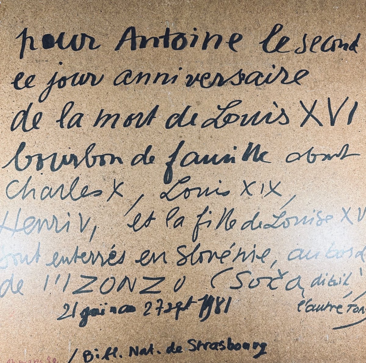 VODAINE - Composition sans titre représentant trois personnes en pleine conversation. 1981.-photo-8