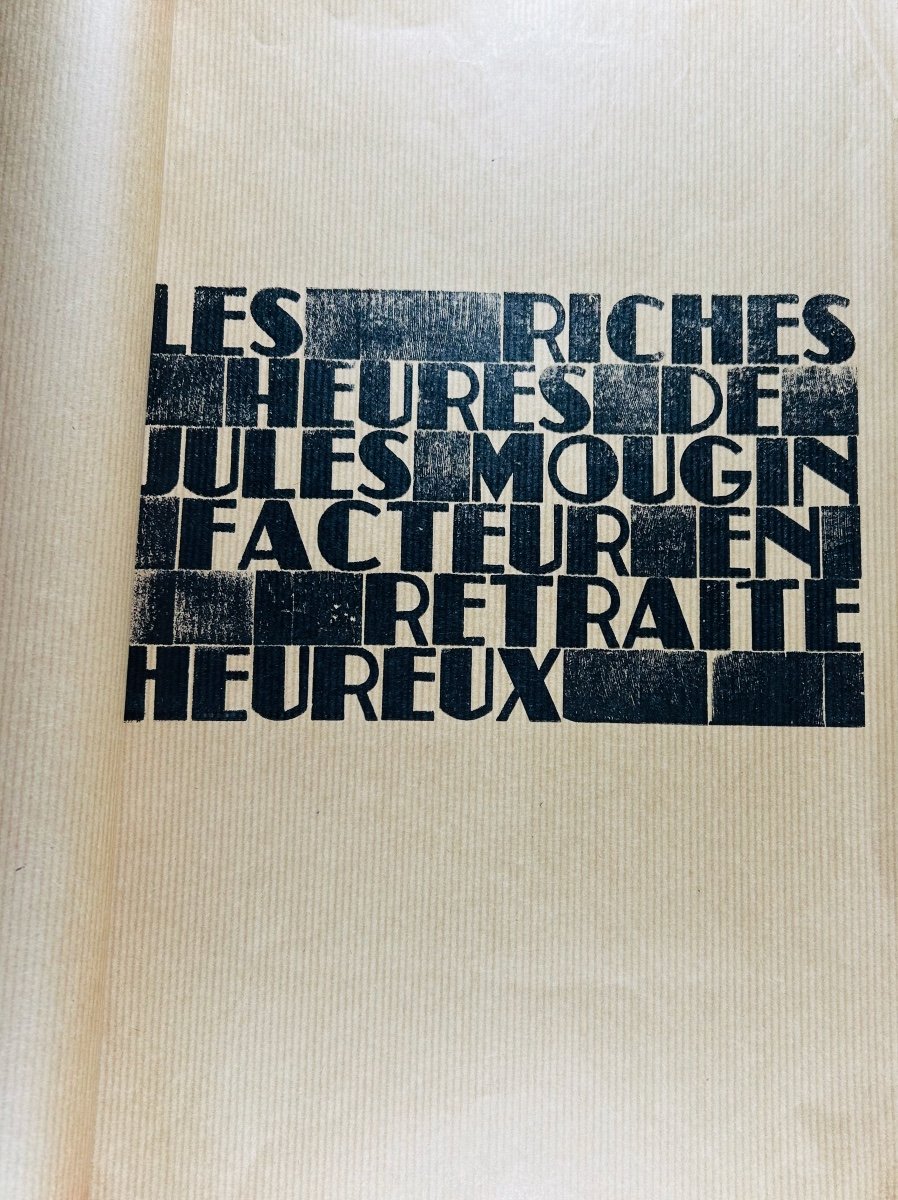 VODAINE - Revue européenne de poésie n° 32-33. Les très riches heures de Jules Mougin. 1981.-photo-2