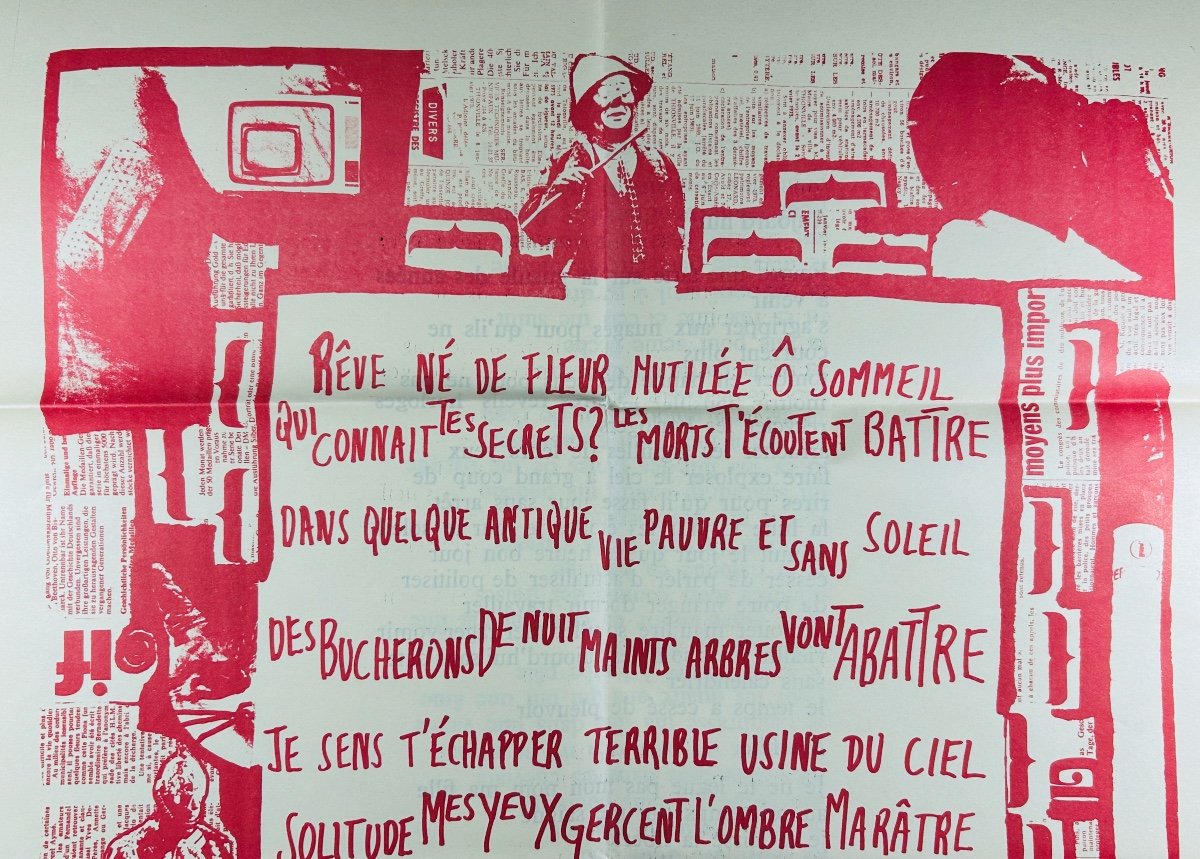 Vodaine (jean) - European Poetry Review Dire N° 30. Baslieux, Chez Vodaine, 1981, Paperback.-photo-4