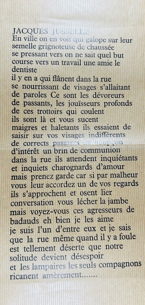 Vodaine (jean) - European Poetry Review Dire N° 35. Baslieux, Chez Vodaine, 1982, Paperback.-photo-8