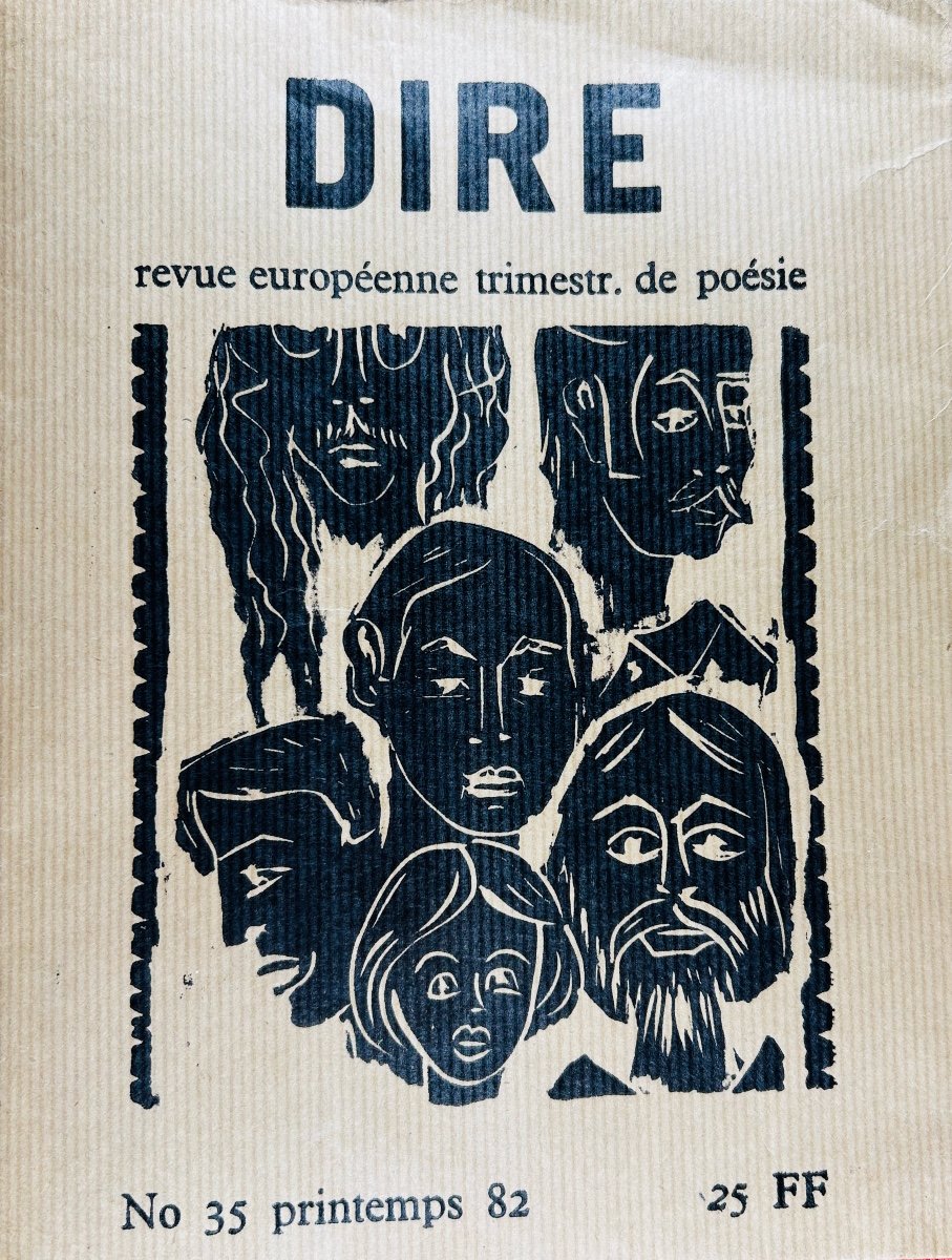 Vodaine (jean) - European Poetry Review Dire N° 35. Baslieux, Chez Vodaine, 1982, Paperback.