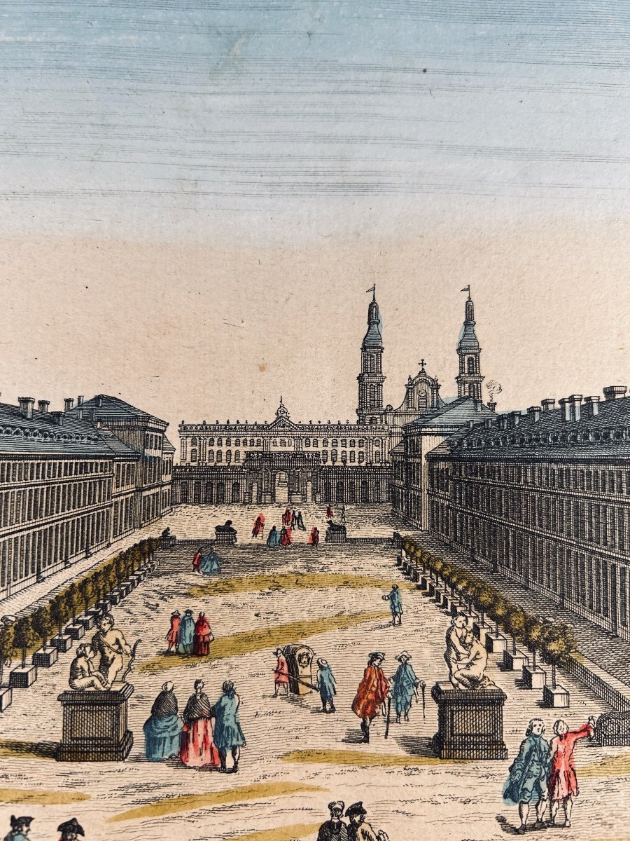 [optical View] - Southern View Of The Large Square Called La Carrière In Nancy. Around 1780.-photo-1