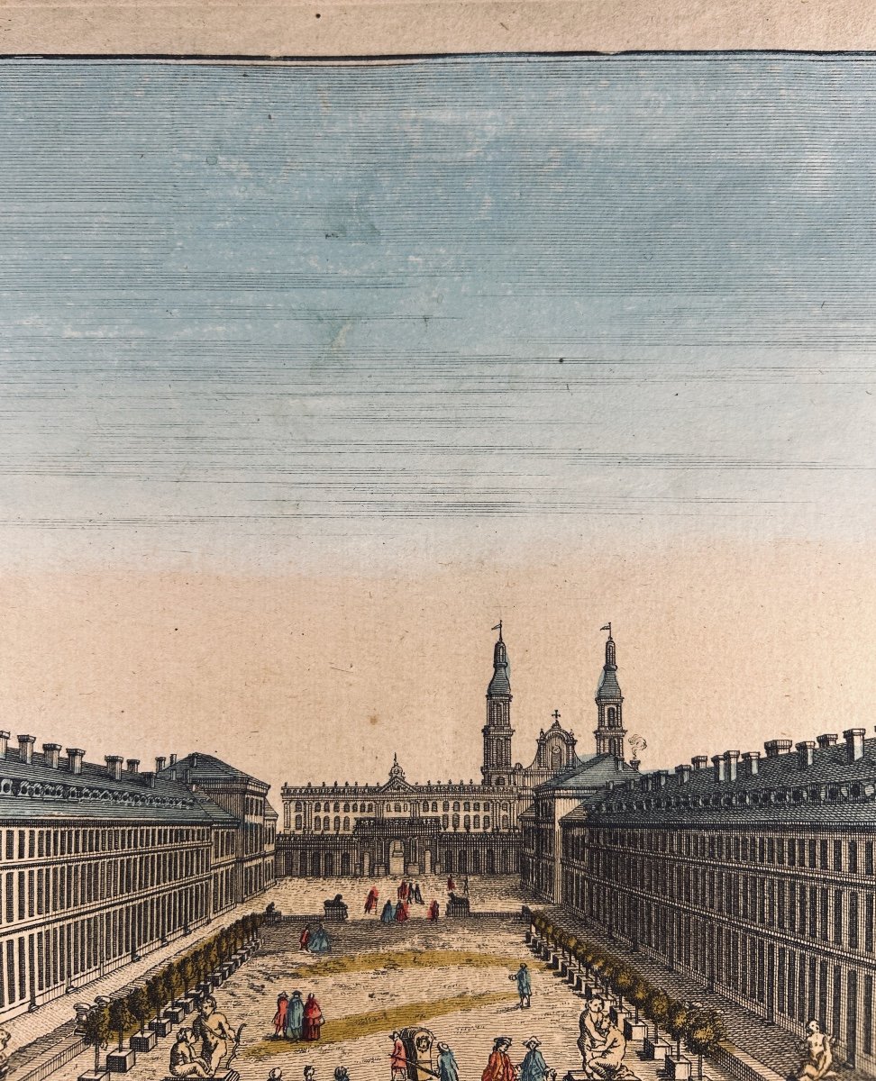 [optical View] - Southern View Of The Large Square Called La Carrière In Nancy. Around 1780.-photo-4