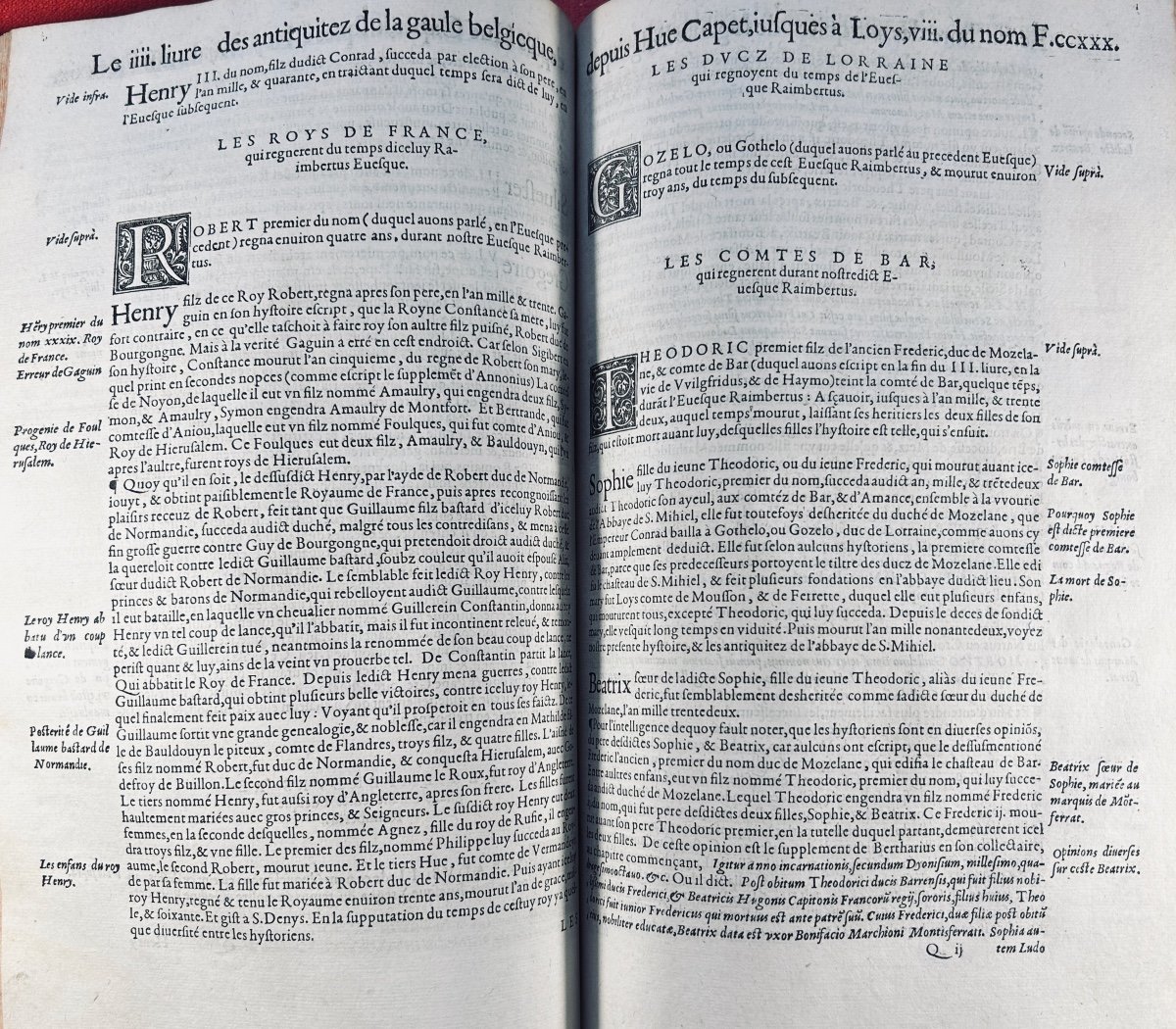 Wasserbourg (richard De) - First And Second Volume Of The Antiquities Of Belgian Gaul. 1549.-photo-1