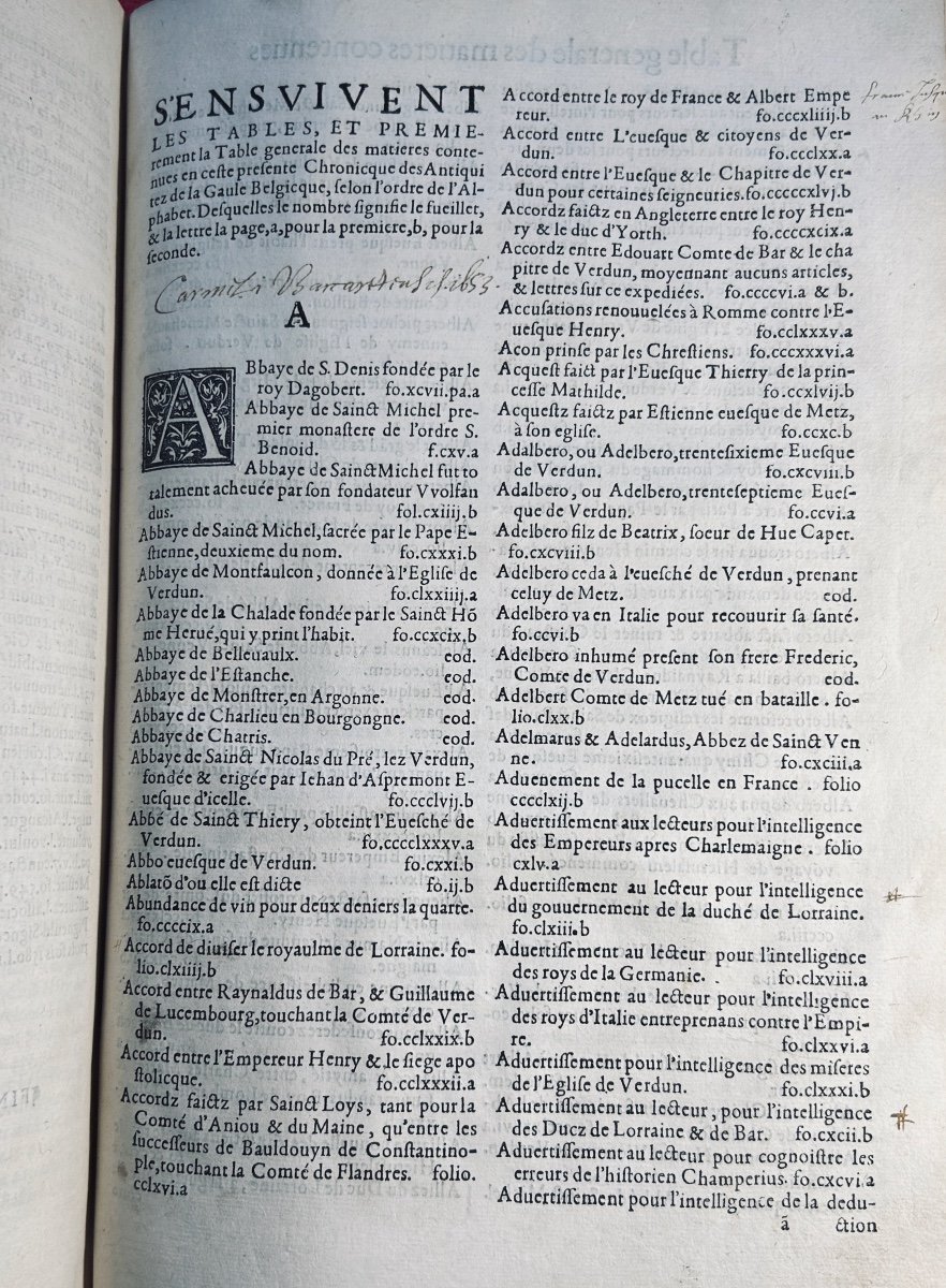 Wasserbourg (richard De) - First And Second Volume Of The Antiquities Of Belgian Gaul. 1549.-photo-4