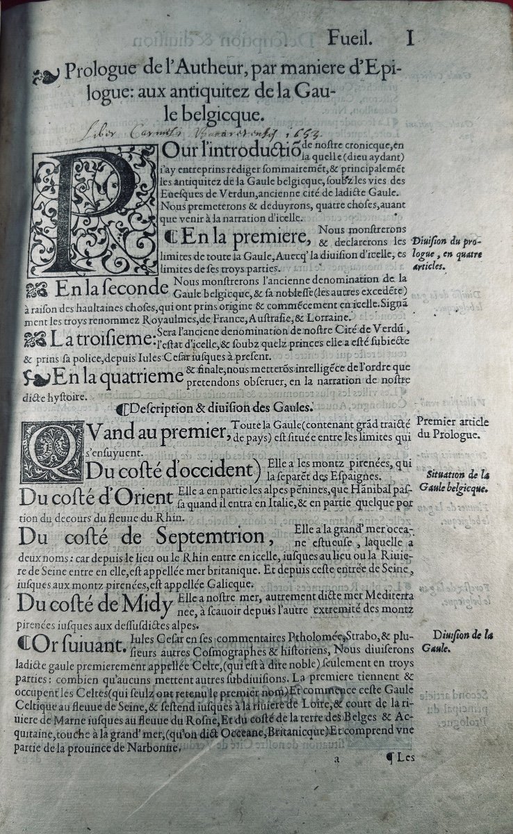 Wasserbourg (richard De) - First And Second Volume Of The Antiquities Of Belgian Gaul. 1549.-photo-7