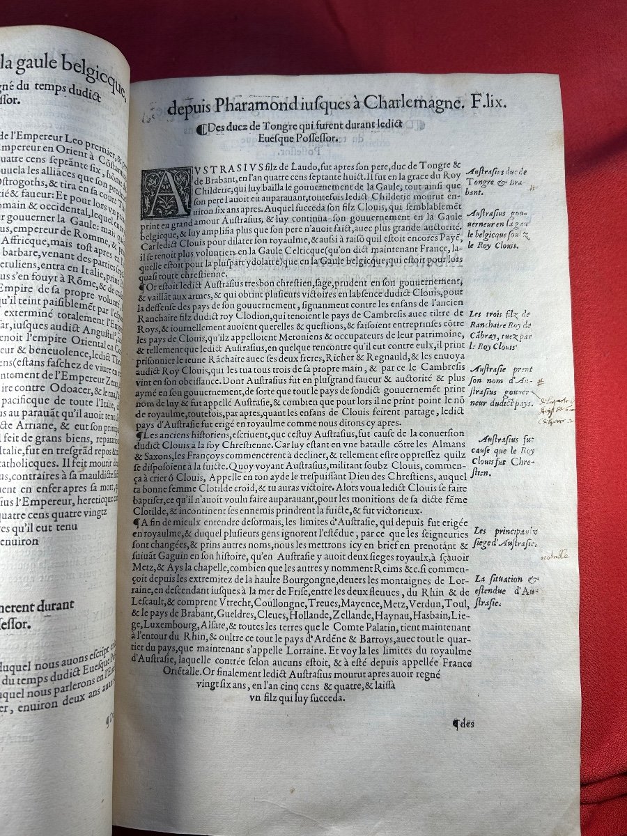 Wasserbourg (richard De) - First And Second Volume Of The Antiquities Of Belgian Gaul. 1549.-photo-8