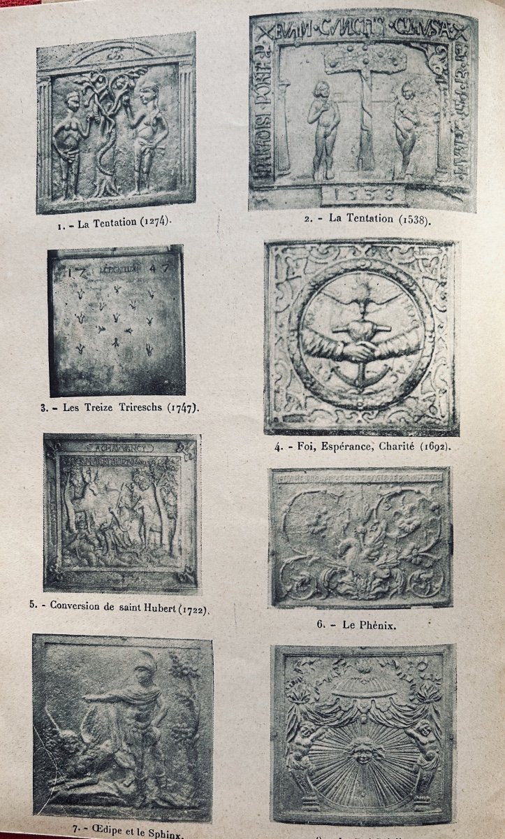 Watrin (ch.) - Simple Study On Lorraine Fireplace Plates. Longuyon, 1937, Paperback.-photo-1