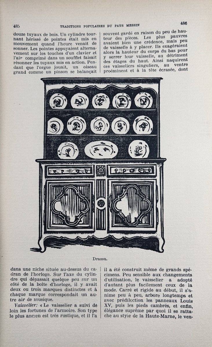 Westphalen (r. De) - Small Dictionary Of Popular Traditions Of Metz. 1934, Paperback.-photo-3