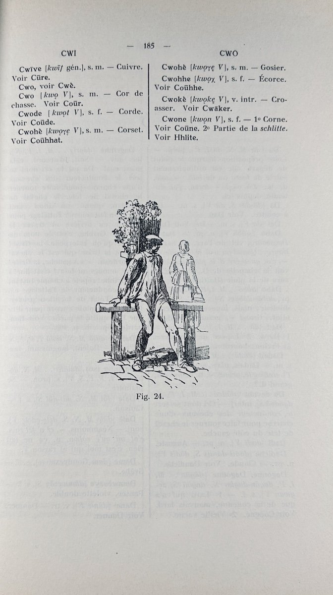 ZÉLIQZON (Léon) - Dictionnaire des patois romans de la Moselle. Strasbourg, 1924, broché.-photo-3