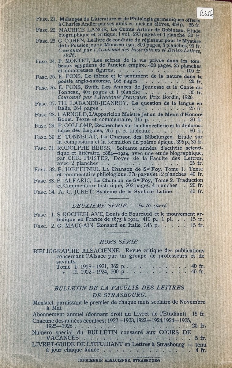 Zeller (gaston) - The Reunion Of Metz With France (1552-1648). Les Belles Lettres, 1926, Paperback.-photo-2