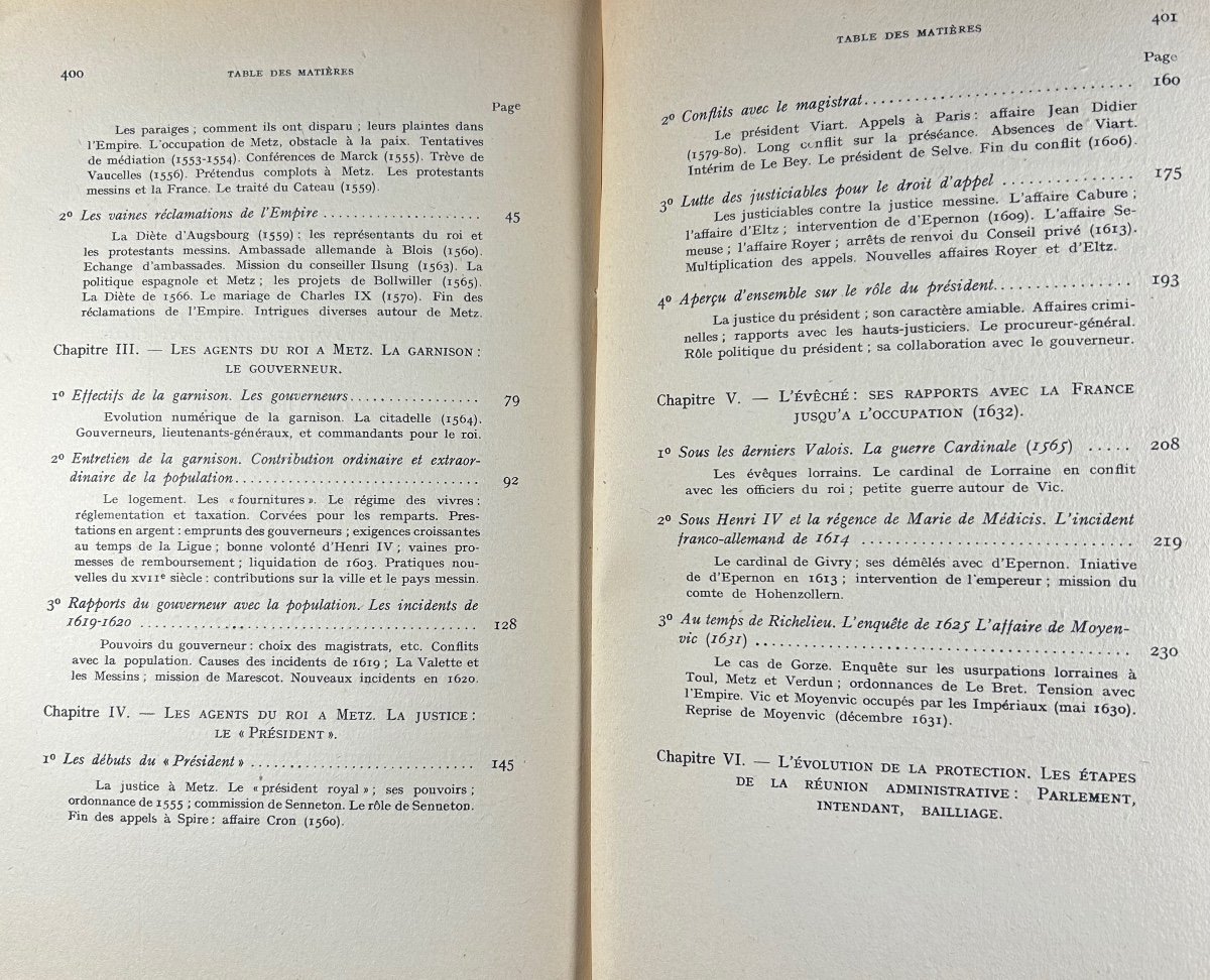 Zeller (gaston) - The Reunion Of Metz With France (1552-1648). Les Belles Lettres, 1926, Paperback.-photo-6