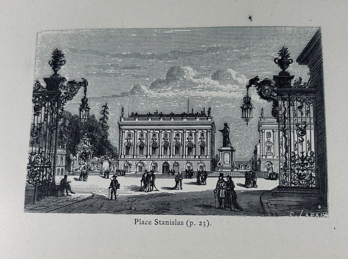 LAPAIX - Description illustrée de Nancy et de ses environs. Berger-Levrault, 1874. Broché.-photo-1