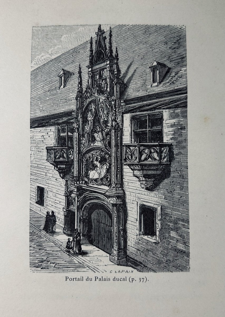 LAPAIX - Description illustrée de Nancy et de ses environs. Berger-Levrault, 1874. Broché.-photo-3