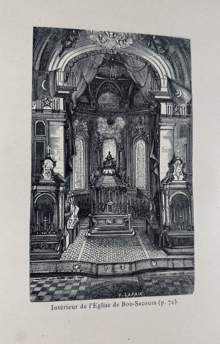 LAPAIX - Description illustrée de Nancy et de ses environs. Berger-Levrault, 1874. Broché.-photo-6