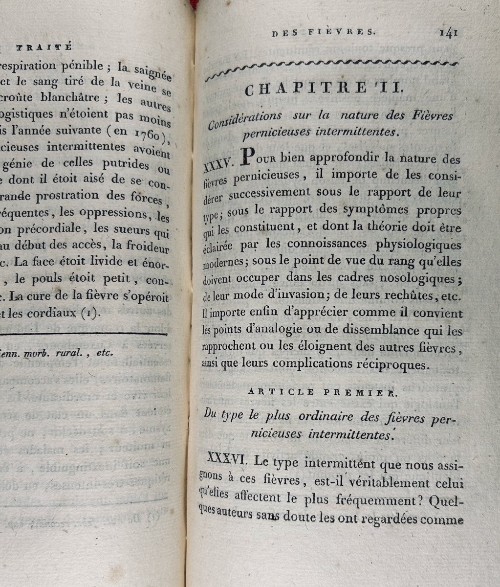 Alibert (j.-l.) - Treatise On Intermittent Pernicious Fevers. Caille And Ravier, 1809.-photo-6