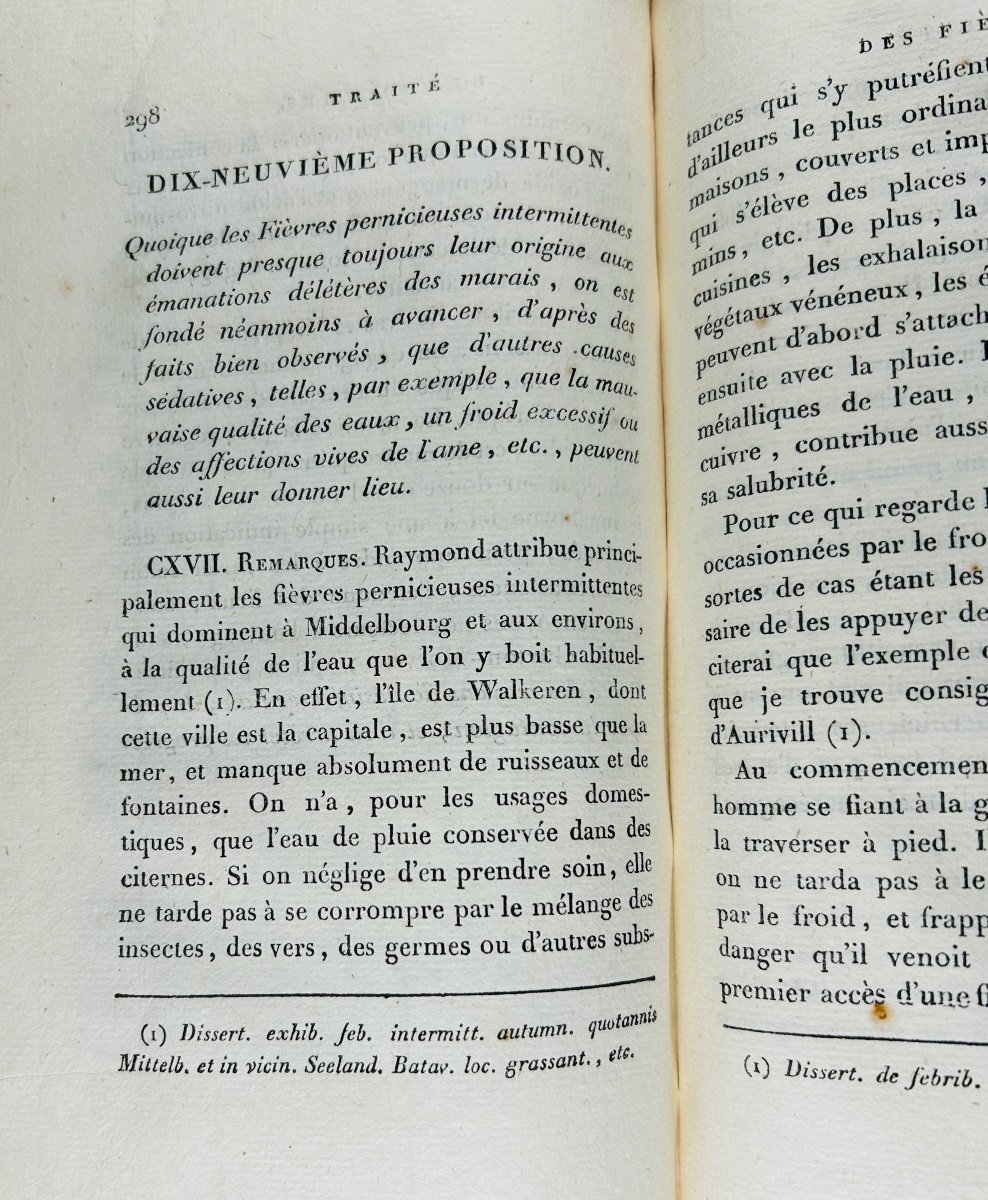 Alibert (j.-l.) - Treatise On Intermittent Pernicious Fevers. Caille And Ravier, 1809.-photo-8