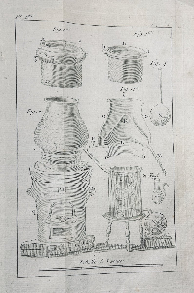 BAUMÉ - Éléments de pharmacie théorique et pratique. Chez Simon, 1784, reliure d'époque.-photo-4