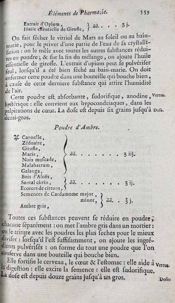 BAUMÉ - Éléments de pharmacie théorique et pratique. Chez Simon, 1784, reliure d'époque.-photo-2