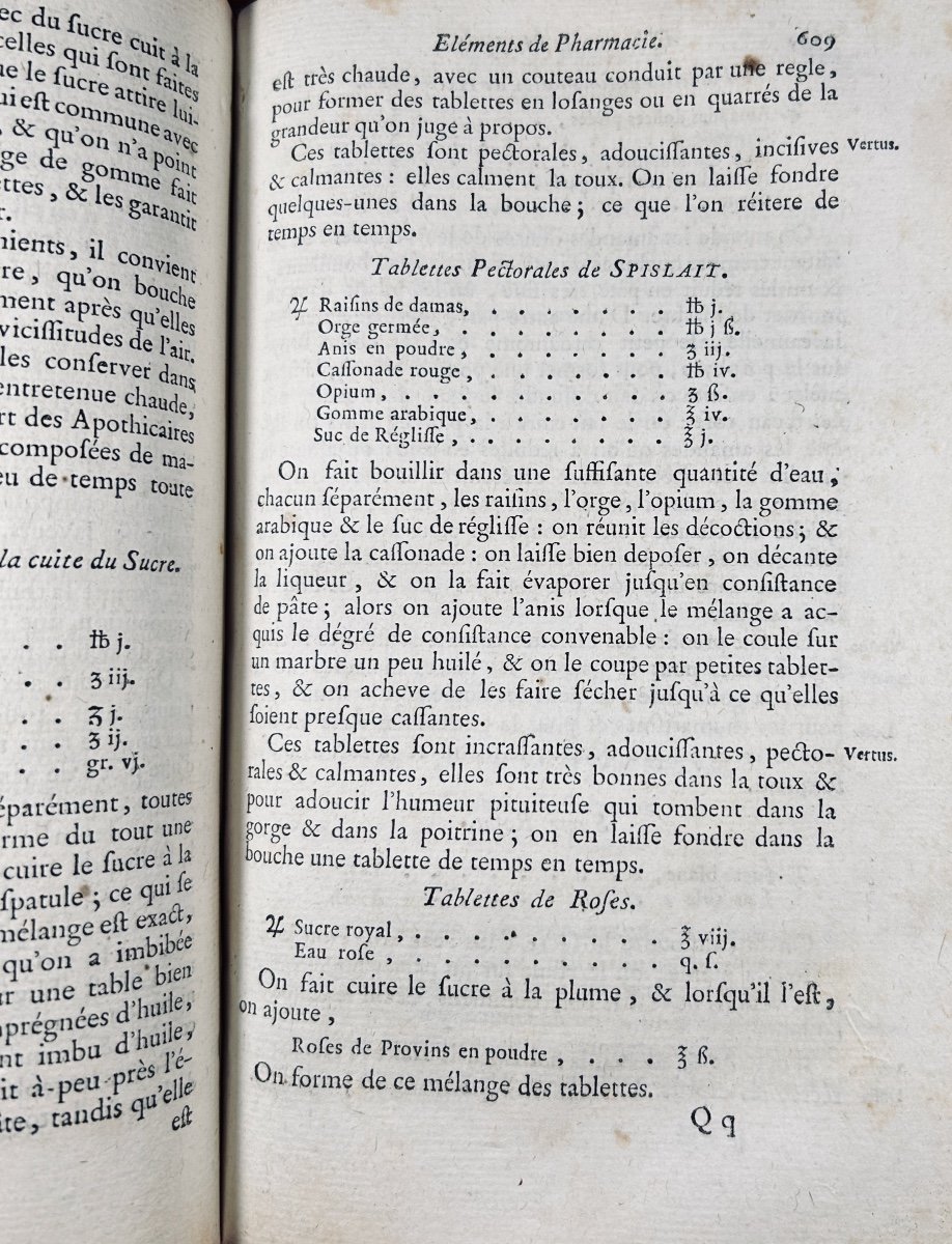 BAUMÉ - Éléments de pharmacie théorique et pratique. Chez Simon, 1784, reliure d'époque.-photo-4