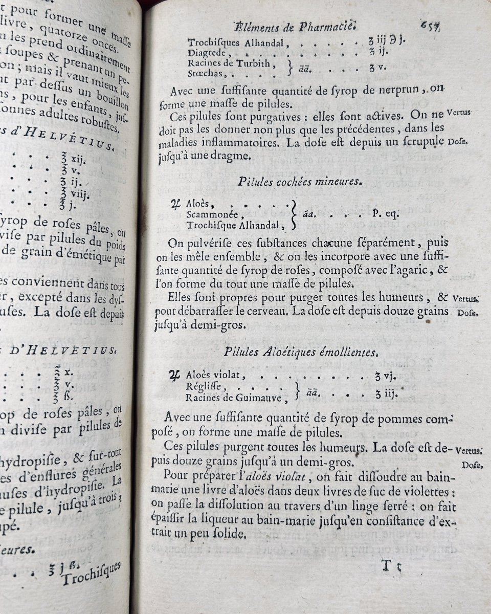 BAUMÉ - Éléments de pharmacie théorique et pratique. Chez Simon, 1784, reliure d'époque.-photo-5