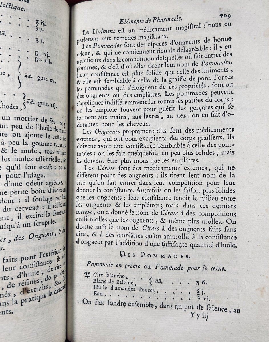 BAUMÉ - Éléments de pharmacie théorique et pratique. Chez Simon, 1784, reliure d'époque.-photo-6