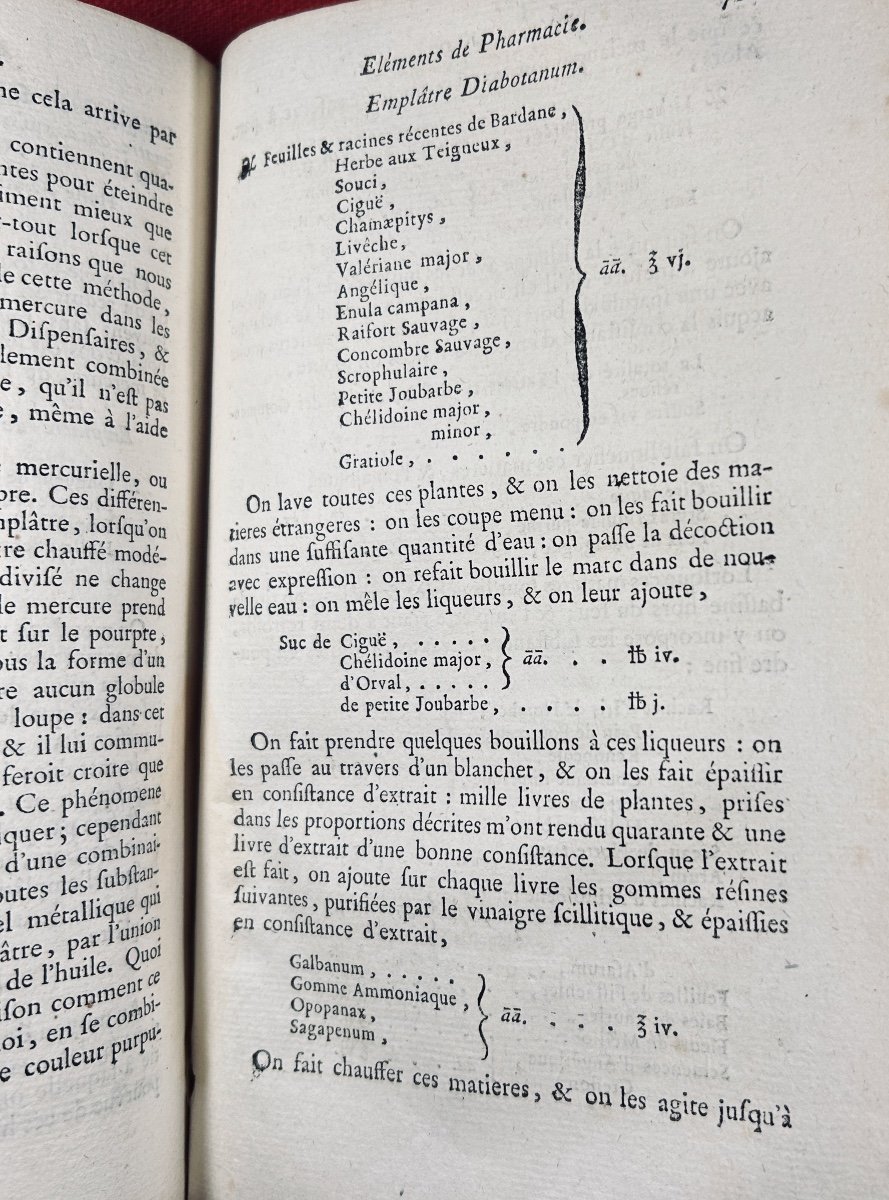 BAUMÉ - Éléments de pharmacie théorique et pratique. Chez Simon, 1784, reliure d'époque.-photo-7