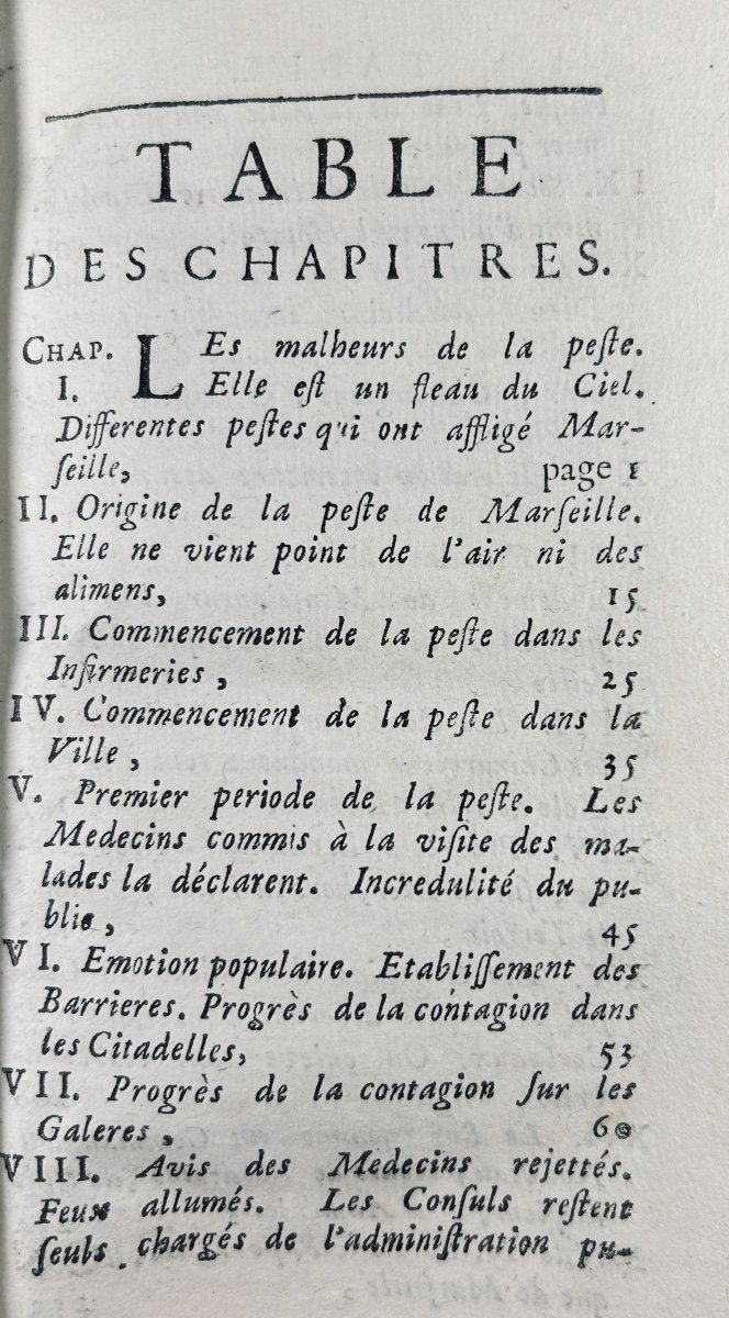 [bertrand] - Historical Account Of Everything That Happened In Marseille During The Plague. 1723.-photo-3