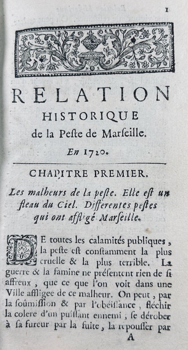 [bertrand] - Historical Account Of Everything That Happened In Marseille During The Plague. 1723.-photo-1