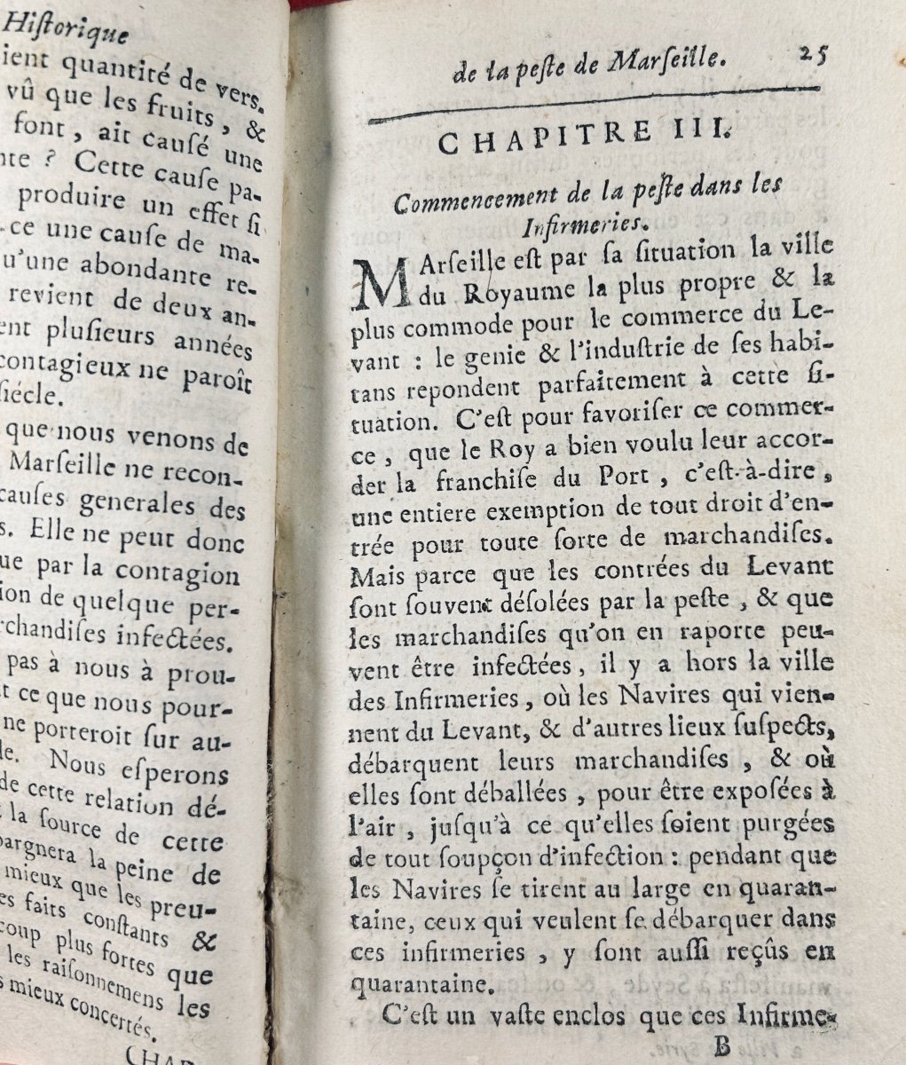 [bertrand] - Historical Account Of Everything That Happened In Marseille During The Plague. 1723.-photo-2