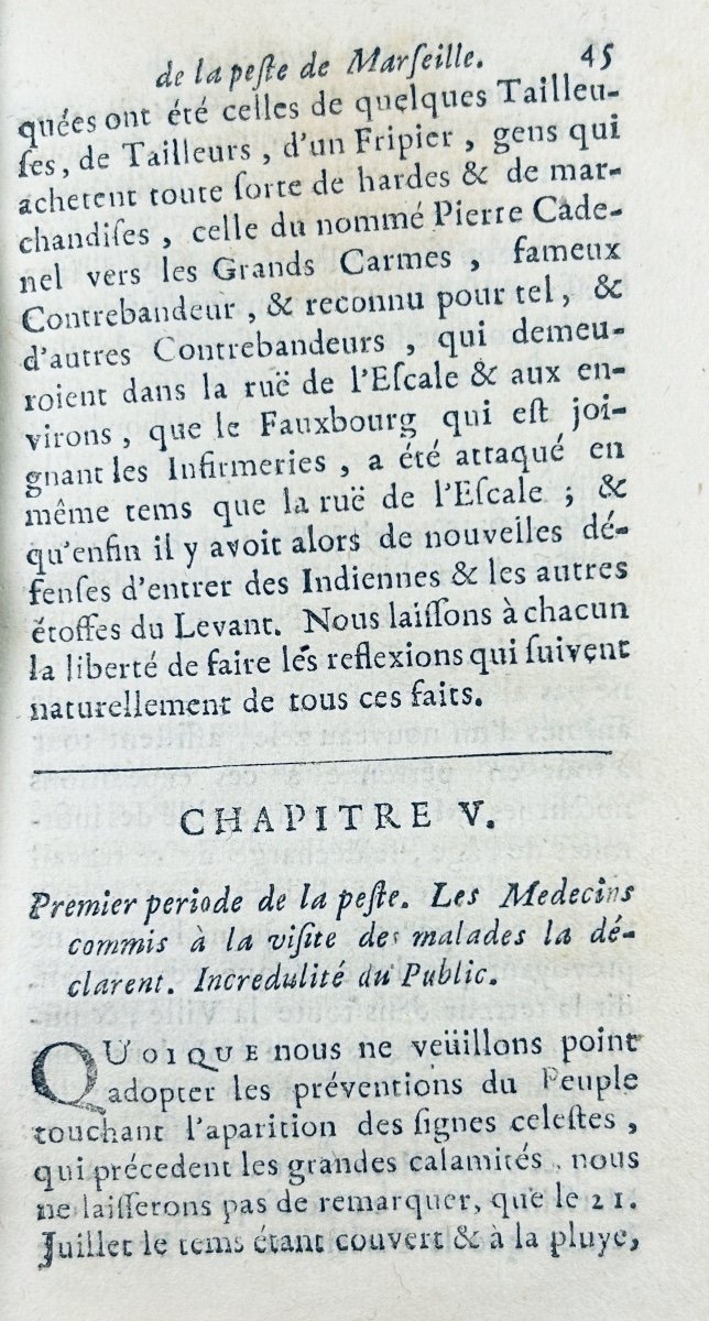 [bertrand] - Historical Account Of Everything That Happened In Marseille During The Plague. 1723.-photo-3