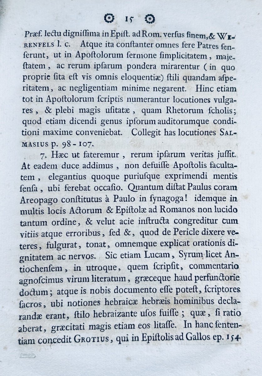 BLESSIG - Praesidia interpretationis Novi-Testamenti ex auctoribus graecis. Strasbourg, 1778.-photo-3