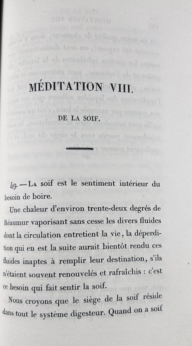 [BRILLAT SAVARIN] - La physiologie du goût ou méditations de gastronomie transcendante. 1834.-photo-2