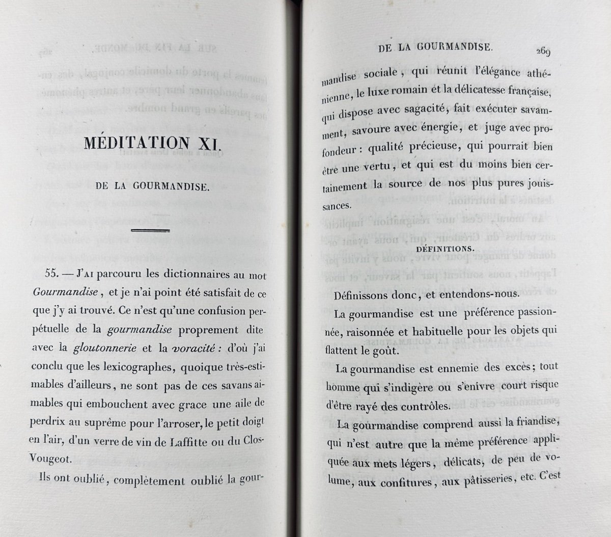 [BRILLAT SAVARIN] - La physiologie du goût ou méditations de gastronomie transcendante. 1834.-photo-3