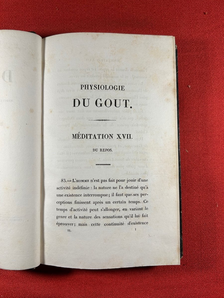 [BRILLAT SAVARIN] - La physiologie du goût ou méditations de gastronomie transcendante. 1834.-photo-5