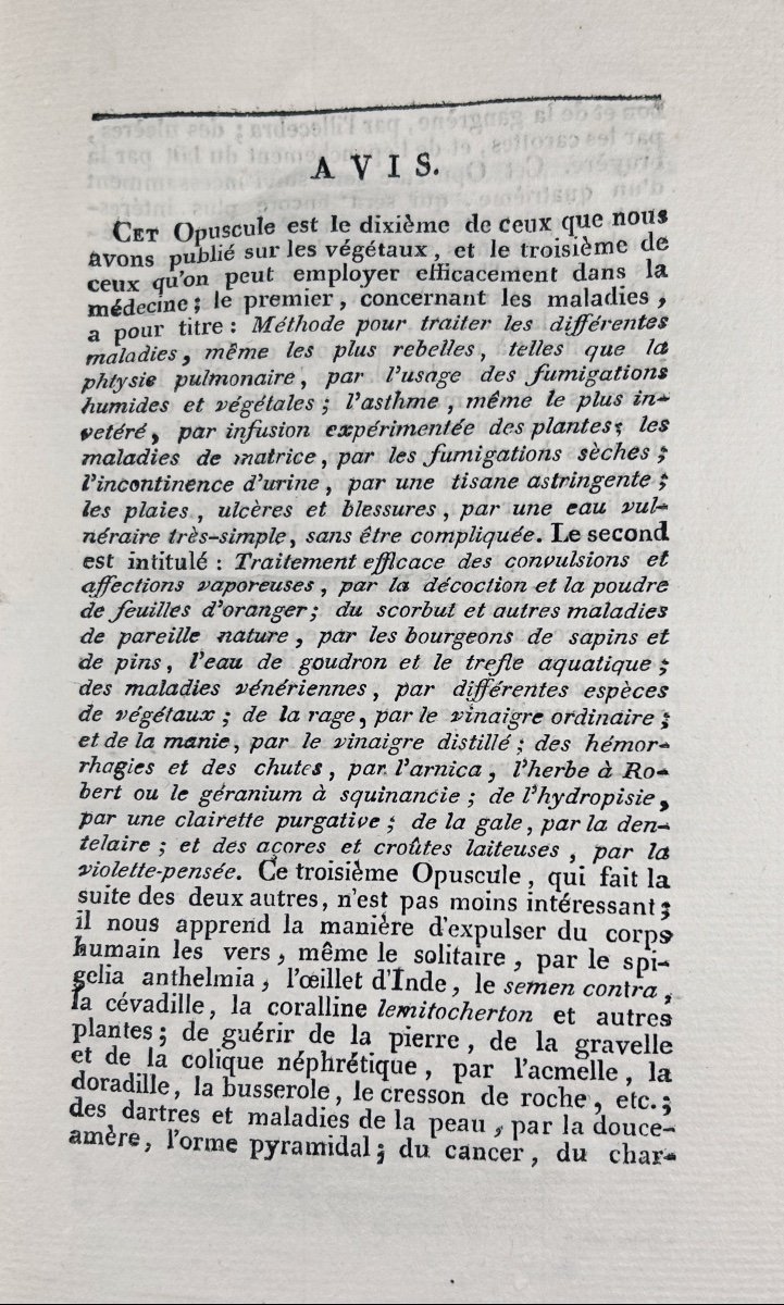 BUC'HOZ (Joseph Pierre) - Guérisons expérimentées. Chez  Buc'Hoz, 1805, cartonnage d'époque.-photo-4