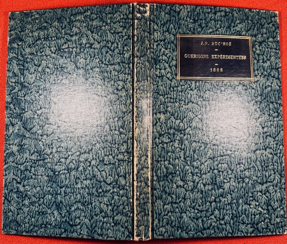 BUC'HOZ (Joseph Pierre) - Guérisons expérimentées. Chez  Buc'Hoz, 1805, cartonnage d'époque.-photo-8