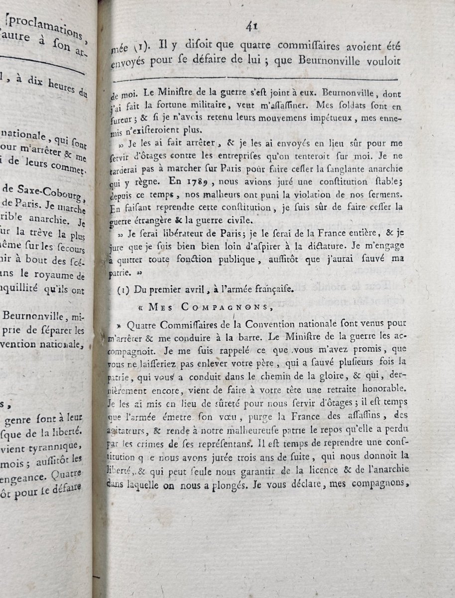 CAMUS - BANCAL - QUINETTE - LAMARQUE - DROUET - Rapports des représentants du peuple. 1796.-photo-4