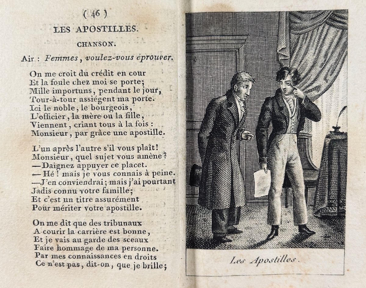 Colifichet. Paris, Louis Janet, 1833 ; in-32, 2 planches et 6 gravures. Cartonnage d'époque.-photo-7