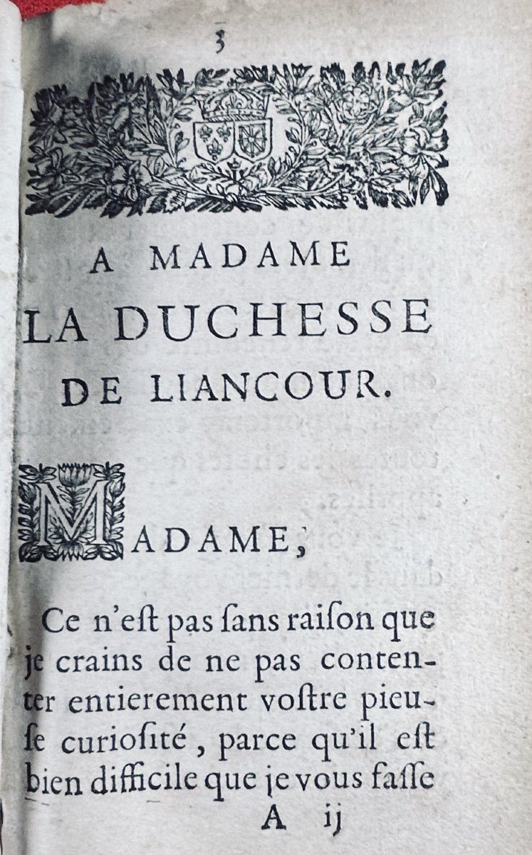 Félibien Des Avaux - Description Of The Abbey Of La Trappe. At Léonard, 1671, Vellum Binding-photo-2