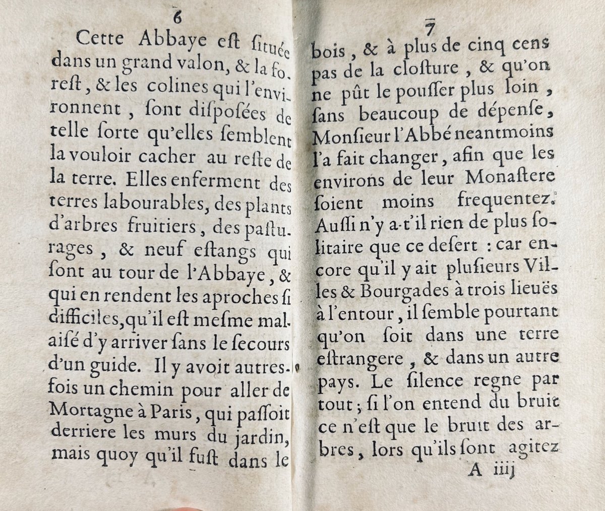 Félibien Des Avaux - Description Of The Abbey Of La Trappe. At Léonard, 1671, Vellum Binding-photo-4