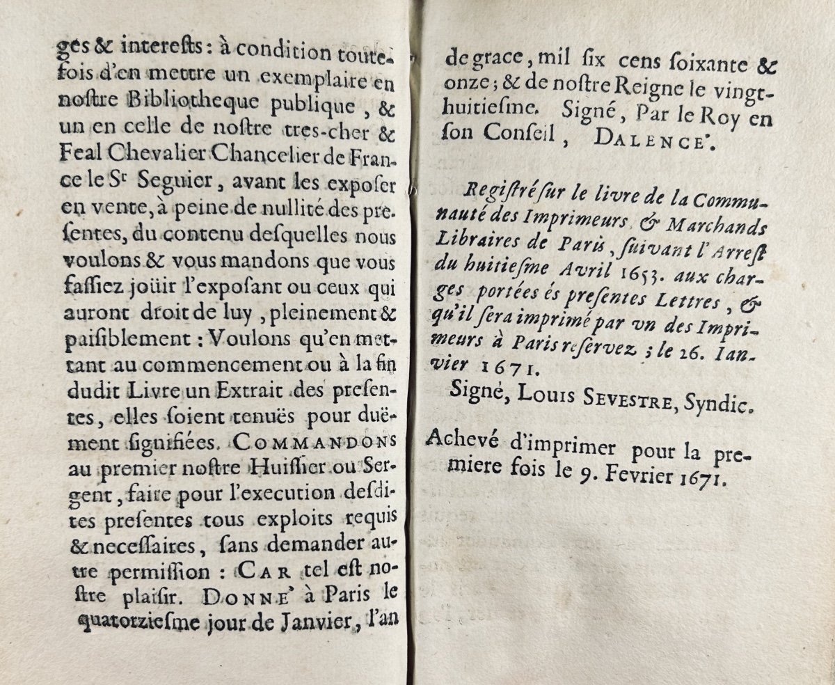 Félibien Des Avaux - Description Of The Abbey Of La Trappe. At Léonard, 1671, Vellum Binding-photo-6