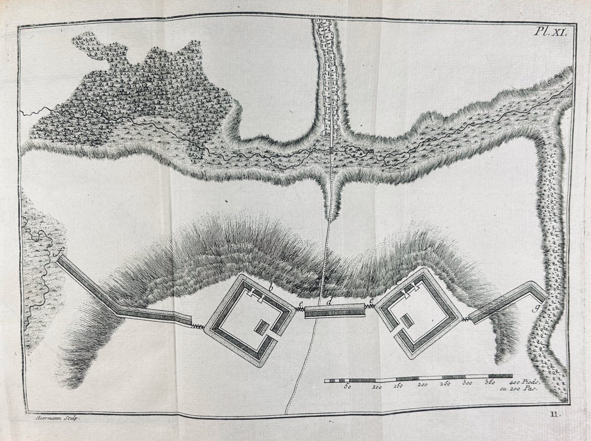 Gaudi - Instruction Addressed To Infantry Officers, To Draw And Build. 1768, Bound-photo-3