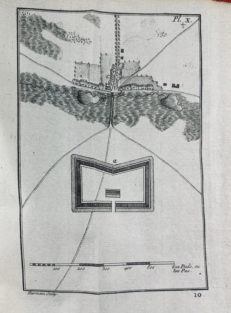 Gaudi - Instruction Addressed To Infantry Officers, To Draw And Build. 1768, Bound