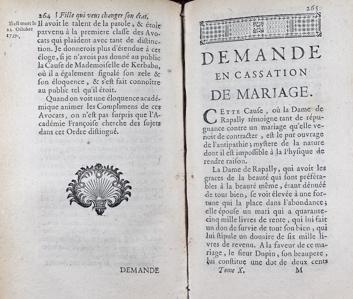 [gayot De Pitaval] - Famous And Interesting Cases. From 1739 To 1770, Contemporary Bindings. 24 Vols.-photo-7