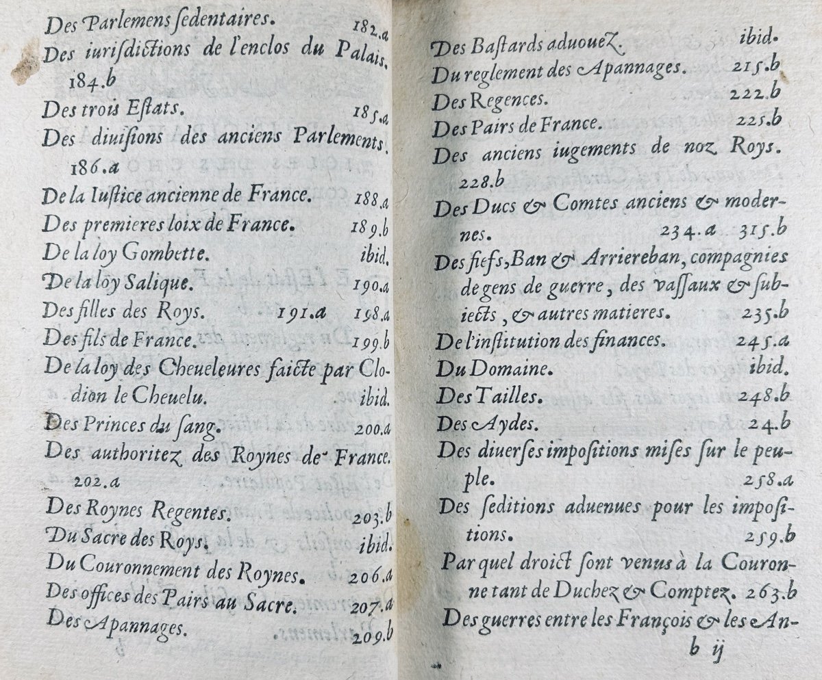 Girard Seigneur Du Haillan (bernard De) - On The Status And Success Of French Affairs. 1595.-photo-3