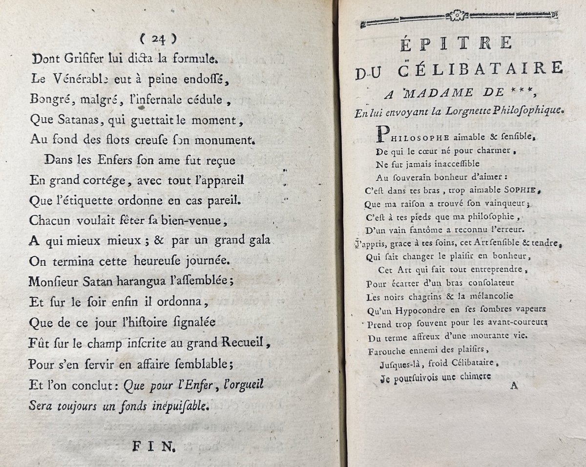 [grimod De La Reynière] - Philosophical Reflections On Pleasure By A Bachelor. 1784.-photo-1