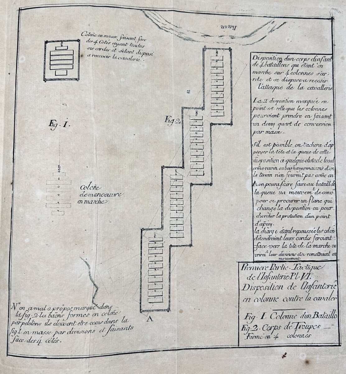 GUIBERT - Essai général de tactique. 1773, 2 volumes, reliures d'époque, 27 planches dépliantes-photo-1