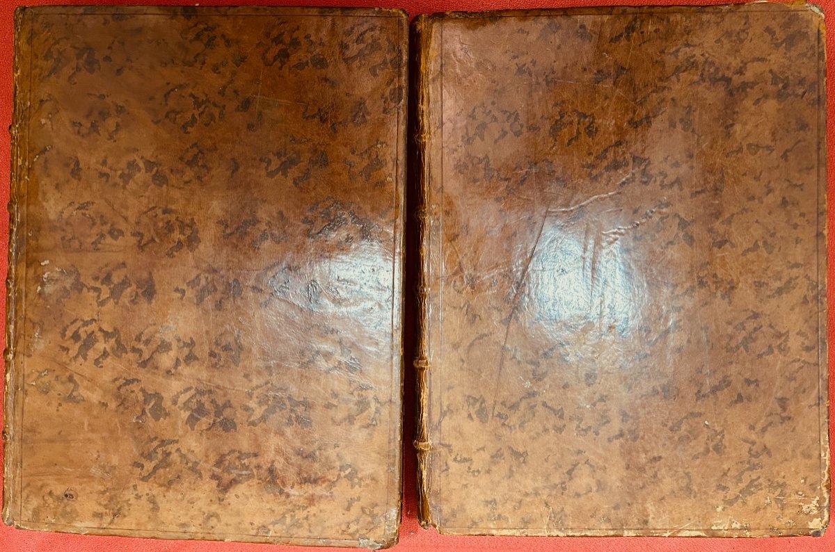 GUIBERT - Essai général de tactique. 1773, 2 volumes, reliures d'époque, 27 planches dépliantes-photo-7